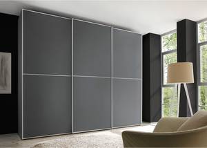 Schwebetürenschrank Sinfonie Plus Typ C Graphit - 298 x 222 cm - Basic - Silber