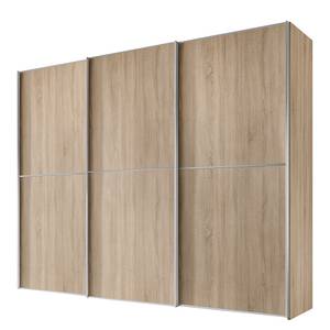 Armoire à portes coulissantes Sinfonie Imitation chêne de Sonoma - 249 x 222 cm - Basic - Argenté