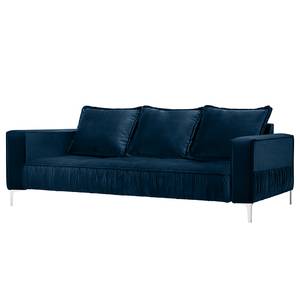 3-Sitzer Sofa Sides Samt Blonda: Marineblau