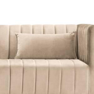 2-Sitzer Sofa Valun Samt Ravi: Creme