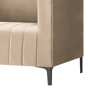 2-Sitzer Sofa Valun Samt Ravi: Creme