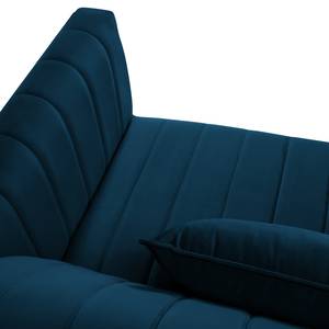 2-Sitzer Sofa Valun Samt Ravi: Marineblau