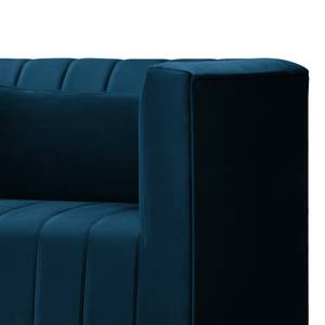 2-Sitzer Sofa Valun Samt Ravi: Marineblau