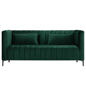 2-Sitzer Sofa Valun Samt Ravi: Antikgrün