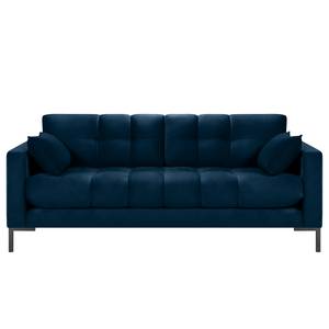 3-Sitzer Sofa Costellio Samt Blonda: Marineblau