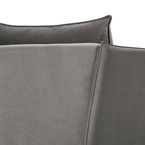 Fauteuil Amandola Velours Ravi: Taupe