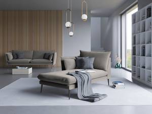 3-Sitzer Sofa Amandola Samt Ravi: Taupe