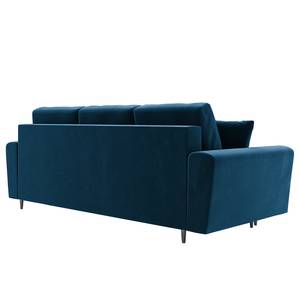 Divano letto Goronna Velluto Ravi: color blu marino