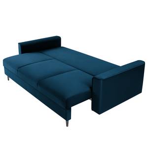 Divano letto Melsele Velluto Ravi: color blu marino