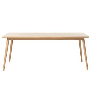 Eettafel Barrali fineer van echt hout - 190 x 75 cm - Eik - 190 x 75 cm