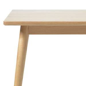 Eettafel Barrali fineer van echt hout - 190 x 75 cm - Eik - 190 x 75 cm