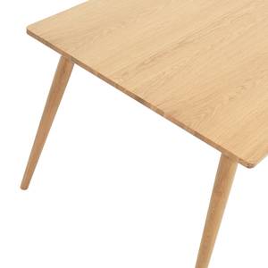 Eettafel Barrali fineer van echt hout - 190 x 75 cm - Eik - 190 x 75 cm