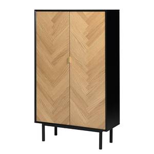 Highboard Mirabel MDF / Echtholzfurnier - Eiche Dekor