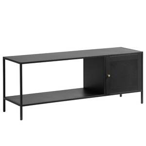 Open kast Carregal - diepte 35 cm staal - zwart - 120 x 47 cm