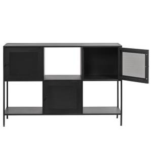 Open kast Carregal - diepte 35 cm staal - zwart - 120 x 81 cm