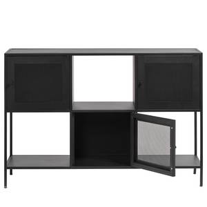 Open kast Carregal - diepte 35 cm staal - zwart - 120 x 81 cm