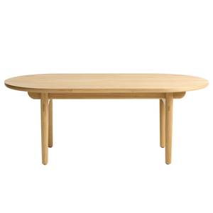 Tavolino da salotto Pioz MDF / Impiallacciatura in vero legno - Effetto rovere
