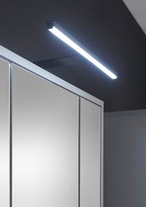 Salle de bain Ariana - 4 éléments Éclairage intégré - Gris mat / Imitation chêne Sonoma