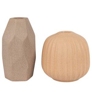 Vases Tonsberg - Lot de 2 Faïence - Marron