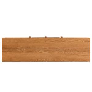 Meuble TV SEONI 150 cm Plaqué bois véritable - Chêne