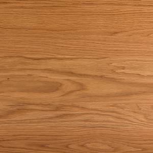 Bureau SEONI fineer van echt hout - Wit/eikenhout
