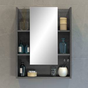 Armoire de toilette Daily Gris cendré / Blanc brillant