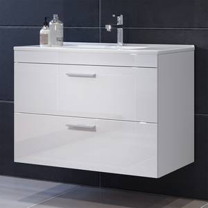 Set di 2 mobili da bagno Devon Bianco