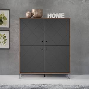 Buffet haut Touch Imitation chêne vintage / Taupe