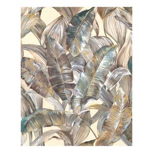 Fotomurale Graceful Gold Tessuto non tessuto - Marrone / Bianco / Verde - 200 x 250 cm