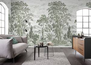 Papier peint intissé Forest Fairy Intissé - Gris / Blanc - 200 x 250 m