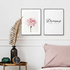 Wandbild Dream Flower 2-teilig Art Print auf MDF - 30 x 40 cm