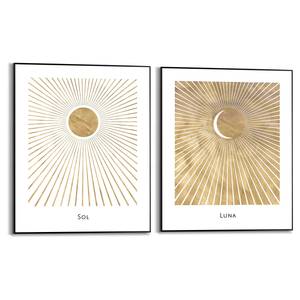 Wandbild Sonne und Mond 2-teilig home24 | kaufen