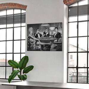 Metallbild Monroe, Bogart, Dean, Elvis Alu-Dibond - 50 x 70 cm