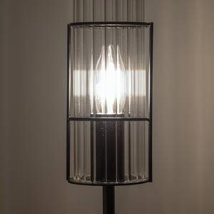 Tafellamp Tubo glas/ijzer - 1 lichtbron - Zwart