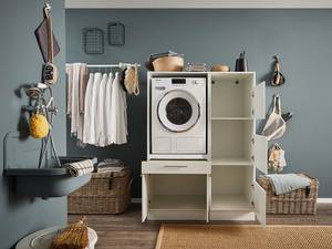 Wasmachinekast-set Laundreezy B Wit - 118 x 162 cm