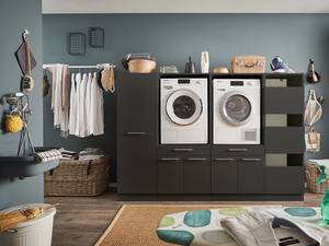 Wasmachinekast-set Laundreezy D Antraciet - 235 x 162 cm