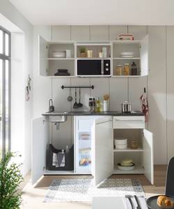 Mini keuken Pattburg Hoogglans wit - Zonder elektrische apparatuur