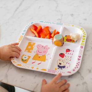 Assiette enfant Easy Eater Peppa Pig Polypropylène - Multicolore