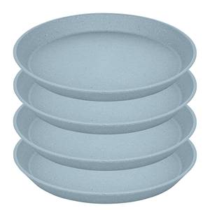 Assiettes Connect Plate (lot de 4) Polypropylène - Bleu clair - Bleu clair