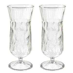 Verres Club No.17 - Lot de 2 Matière plastique - Transparent