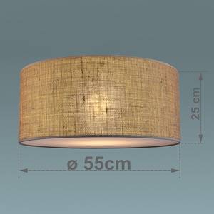 Lampada da soffitto Pucket Lino - Beige - 1 punto luce