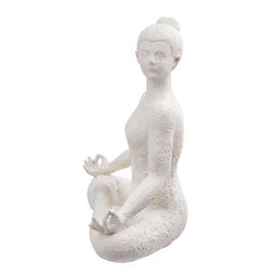 Sculptuur LOTUS polyresin - wit