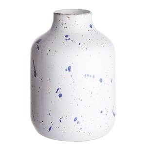 Vase SPLASH Terracotta - Weiß / Blau