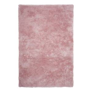Hoogpolig vloerkleed My Curacao polyester - 60 x 110 cm - roze - Roze - 60 x 110 cm