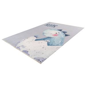 Kinderteppich My Greta Baumwolle / Polyester - 115 x 170 cm - Pastellblau - Pastellblau
