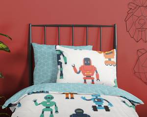 Kinderbettwäsche Robots Baumwolle - 140 x 240 cm - Multicolor - 140 x 240 cm