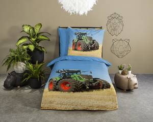 Kinderbeddengoed Tractor katoen - 135 x 200 cm - meerdere kleuren - 135 x 200 cm