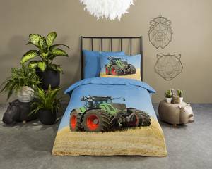 Kinderbeddengoed Tractor katoen - 140 x 240 cm - meerdere kleuren - 140 x 240 cm