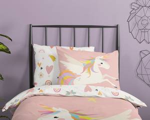 Kinderbettwäsche Unicorn Baumwolle - 140 x 240 cm - Multicolor - 140 x 240 cm