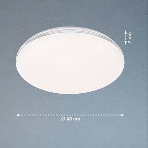 Plafonnier Faro Plexiglas - Blanc - 1 ampoule - 43 x 43 cm